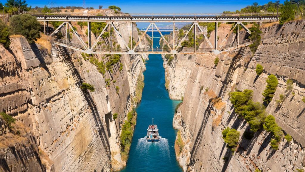 The Corinth Canal will reopen this summer